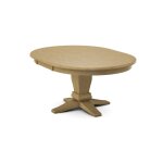 Build Your Own Pedestal Table w/ 48" x 66" Butterfly Leaf Extension Tabletop w/Half Bullnose Edge - Image 21