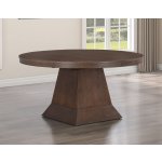 Vaughn 5-piece 60-96″ W/2-18 Leaves Dining Set, Coffee & Black Finish - Image 29