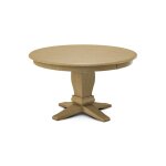 Build Your Own Pedestal Table w/ 52" Round Tabletop w/Reverse Bevel Edge - Image 37