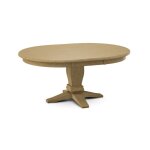 Build Your Own Pedestal Table w/ 48" x 66" Butterfly Leaf Extension Tabletop w/Half Bullnose Edge - Image 5