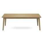 Mid Century Moden Solid Table w/ Flared Legs - Image 5