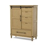 Farmhouse Chic Sliding Door Chest - Image 8