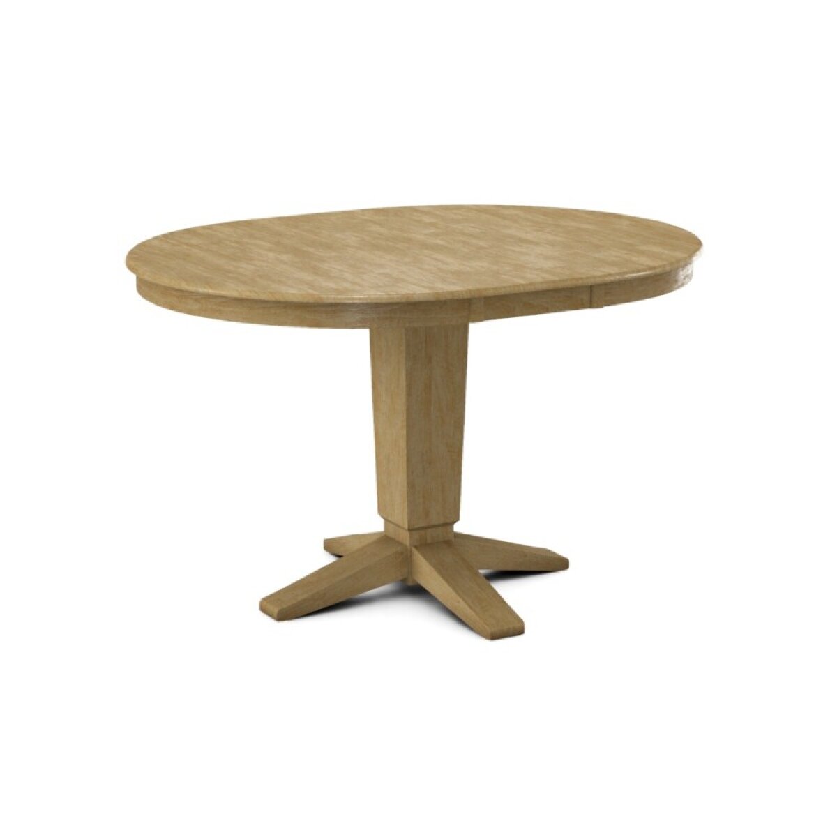 be4a223ac1b185424a7bd7c383d6f4b6 Build Your Own Pedestal Table w/ 42" x 54" Round Extension Tabletop - Image 1