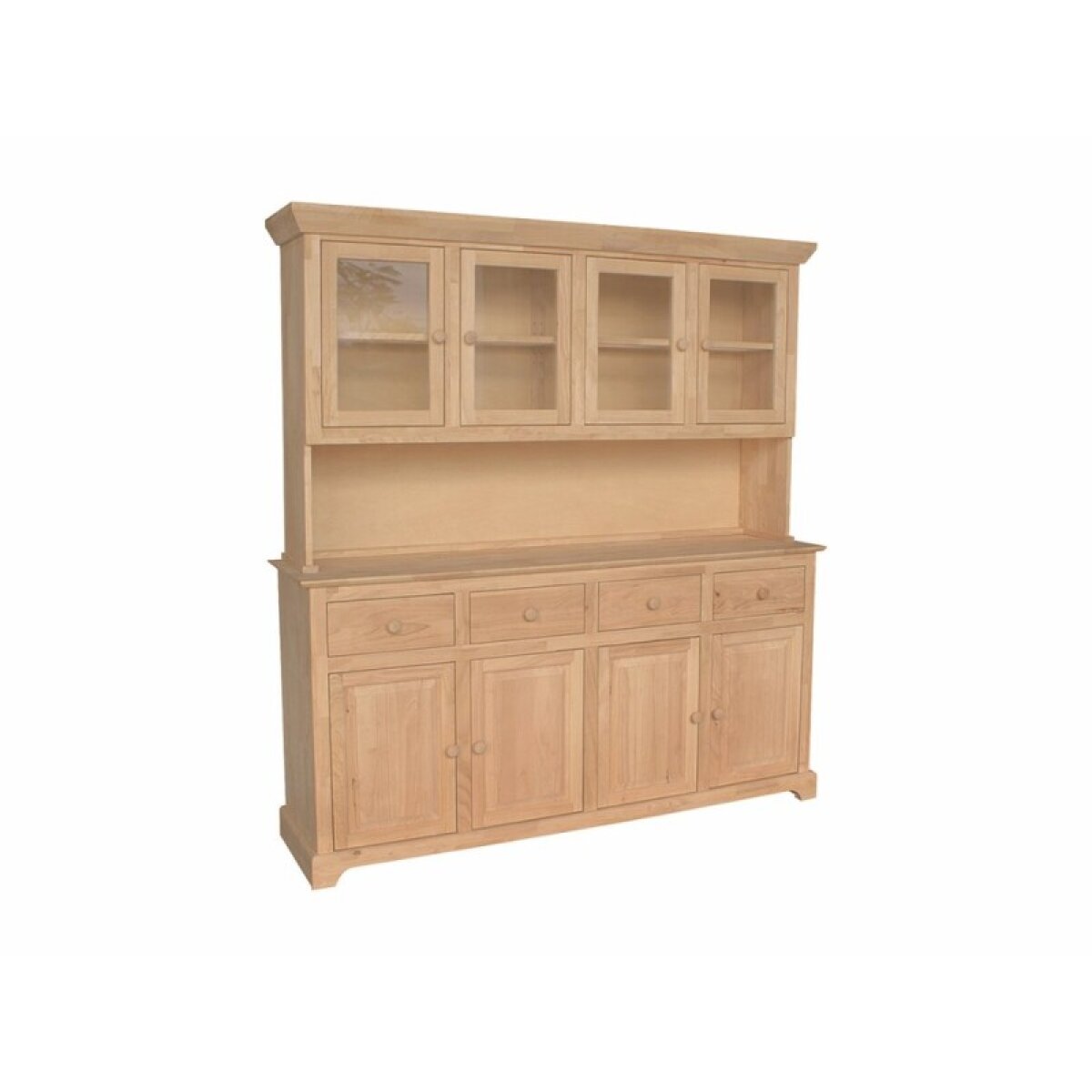 c5cd61ac7b08596fffb81ce2d9bea22b 4 Door Hutch (shown w/B-4) - Image 1