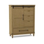 Farmhouse Chic Sliding Door Chest - Image 3