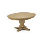Build Your Own Pedestal Table w/ 48" x 66" Butterfly Leaf Extension Tabletop w/Half Bullnose Edge - Image 32