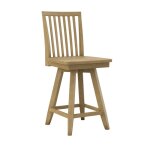 24'' Mission Swivel Counter Stool