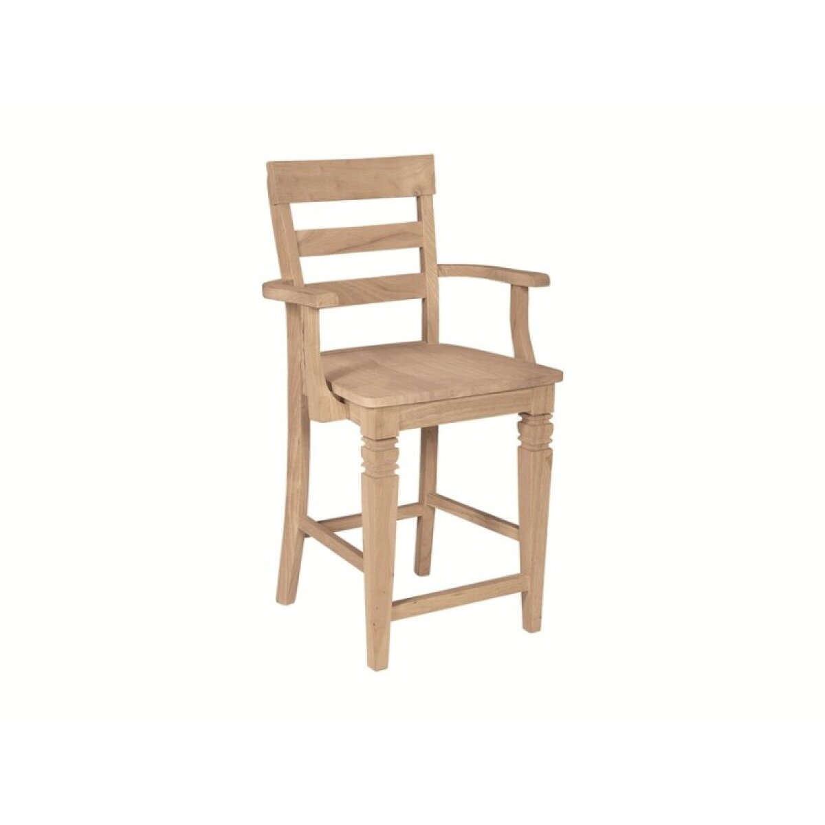 cc1b1aa58a225d88425ebe828b541688 24'' Java Arm Counter Stool - Image 1