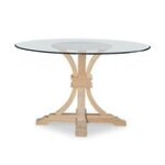 30" Flair Pedestal Base with 48" Glass Top - T-12B-30-GLASS - Image 4