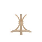 30" Flair Pedestal Base with 48" Glass Top - T-12B-30-GLASS - Image 3