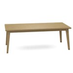 Mid Century Moden Solid Table w/ Flared Legs - Image 4