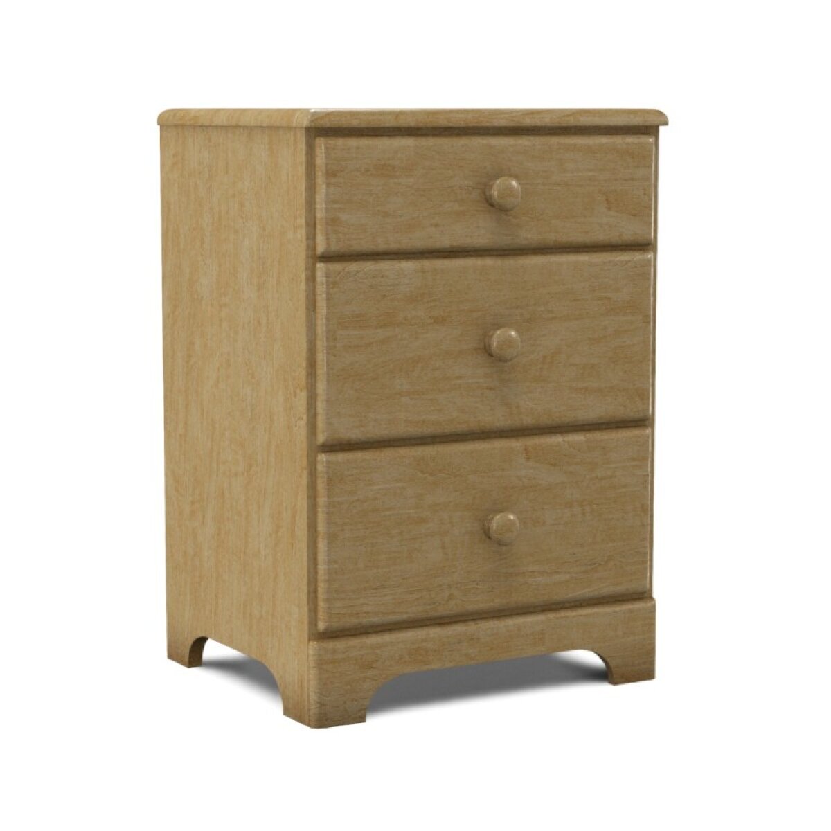 d6b452f210b7d739e865980b2de29c93 Jamestown 3-Drawer Night Stand - Image 1