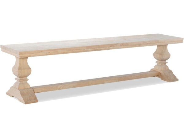 74" Trestle Bench Top & Base - BE18B