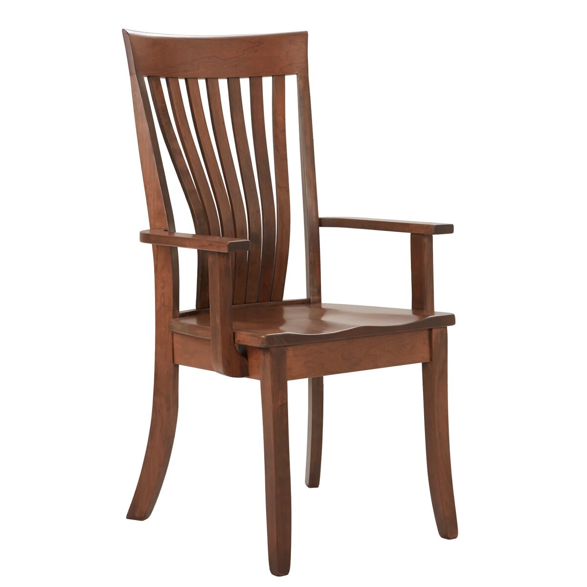 d9e49332d454b5cbef261daad6cdddb3 Gentry Dining Chairs Arm Chair Vinyl Seat 13-0082 - Image 1