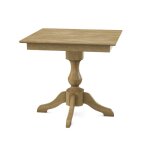 Build Your Own Pedestal Table w/ 36" Square Tabletop w/ Reverse Bevel Edge - Image 24
