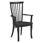 Aurora Dining Chairs Arm Chair Wood Seat 13-0902