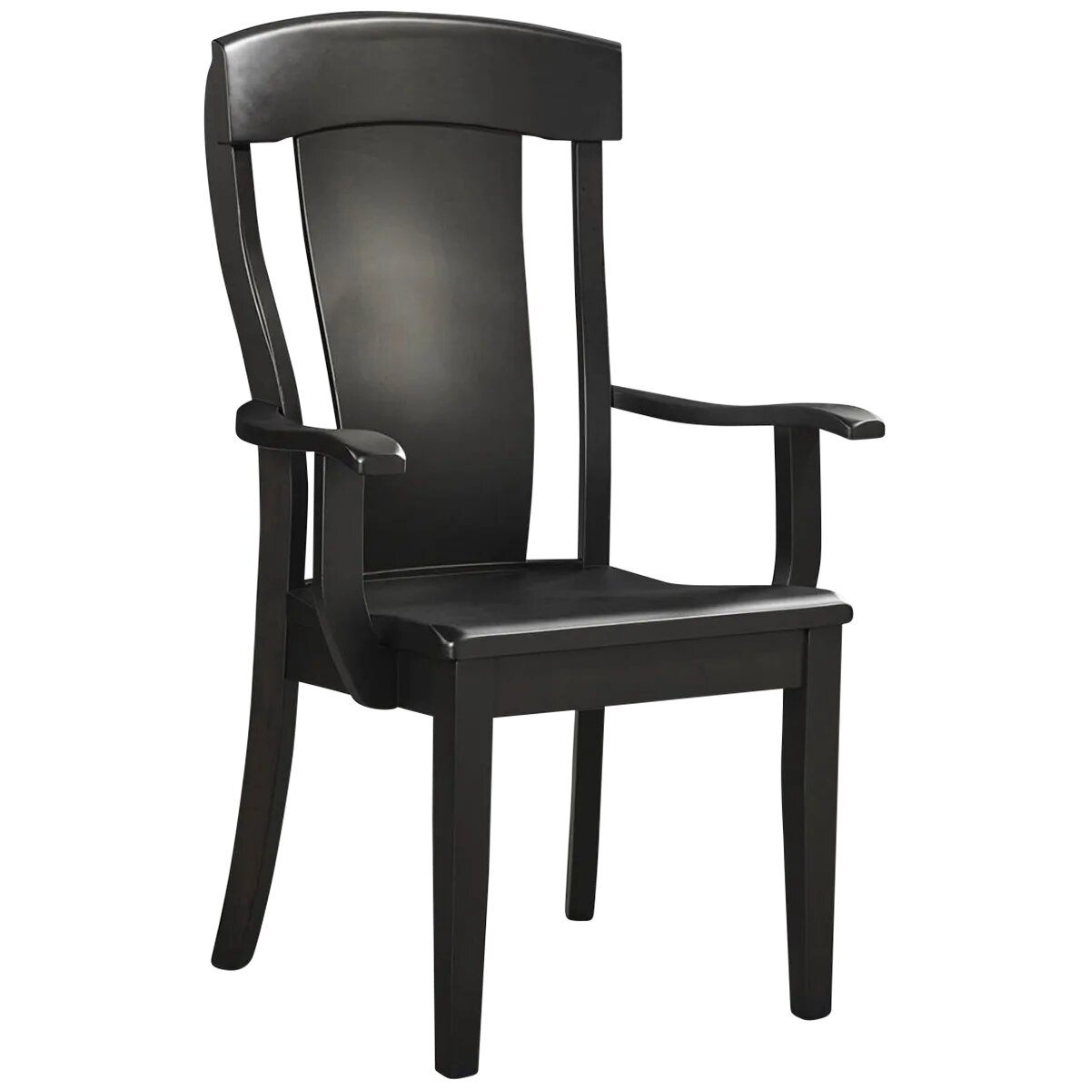 dccfea514f1264bfadc34f521de7116f Bozeman Dining Chairs Arm Chair Wood Seat 13-8202 - Image 1