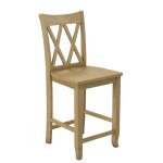 24'' Double XX Back Counter Stool - Image 37