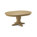 Build Your Own Pedestal Table w/ 48" x 66" Butterfly Leaf Extension Tabletop w/Half Bullnose Edge