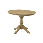 Build Your Own Pedestal Table w/ 36 x 48" Extension Tabletop w/Half Bullnose Edge - Image 9