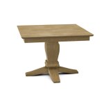 Build Your Own Pedestal Table w/42" Square Top w. Reverse Bevel Edge - Image 4