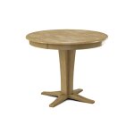 Build Your Own Pedestal Table w/ 30"H Verano Pedestal for Solid Tops - Image 15