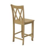 24'' Double XX Back Counter Stool - Image 27