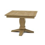 Build Your Own Pedestal Table w/42" Square Top w. Reverse Bevel Edge - Image 33