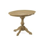 Build Your Own Pedestal Table w/ 36 x 48" Extension Tabletop w/Half Bullnose Edge - Image 35