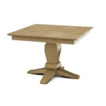 Build Your Own Pedestal Table w/42" Square Top w. Reverse Bevel Edge - Image 25