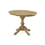 Build Your Own Pedestal Table w/ 36 x 48" Extension Tabletop w/Half Bullnose Edge - Image 10