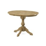 Build Your Own Pedestal Table w/ 36 x 48" Extension Tabletop w/Half Bullnose Edge - Image 8
