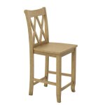 24'' Double XX Back Counter Stool - Image 35