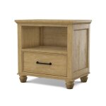 Vista Bedroom 1-Drawer Nightstand - Image 8