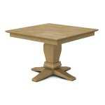 Build Your Own Pedestal Table w/42" Square Top w. Reverse Bevel Edge - Image 27