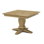 Build Your Own Pedestal Table w/42" Square Top w. Reverse Bevel Edge - Image 17