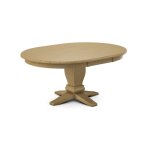 Build Your Own Pedestal Table w/ 48" x 66" Butterfly Leaf Extension Tabletop w/Half Bullnose Edge - Image 36
