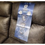 Triple Power Leather Match Reclining Sofa - Image 2