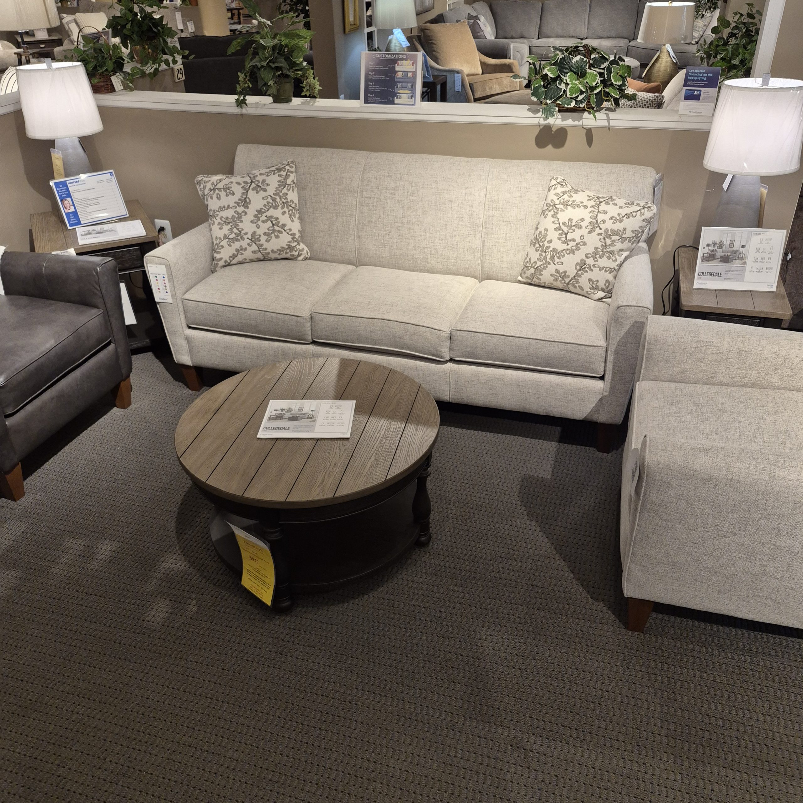 3 Piece Set: Cocktail, End & Chairside Table