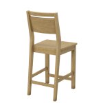 24" Aspen Panel Back Counter Stool - Image 26