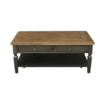 Home Accents - Vista Coffee Table in Hickory & Coal - Image 3