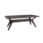 SoMa - Dane Solid Table Top and Base in Coal