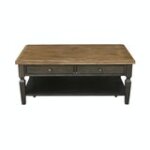 Home Accents - Vista Coffee Table in Hickory & Coal - Image 9