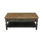 Home Accents - Vista Coffee Table in Hickory & Coal - Image 8
