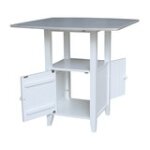 Hampton Collection 36" H Drop Leaf Bistro Table - Image 8