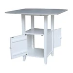 Hampton Collection 36" H Drop Leaf Bistro Table - Image 7
