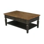 Home Accents - Vista Coffee Table in Hickory & Coal - Image 6