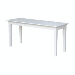 Dining Essentials - Shaker Bench in Pure White