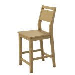 24" Aspen Panel Back Counter Stool - Image 11