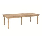 Farmhouse Solid Thick Table Top w/ Turned Legs (Set of 5) - T-51B